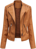 Women's slim fit moto jacket