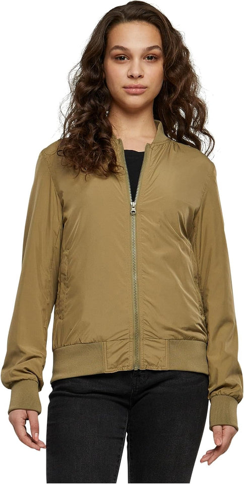 Women's lightweight bomber jacket